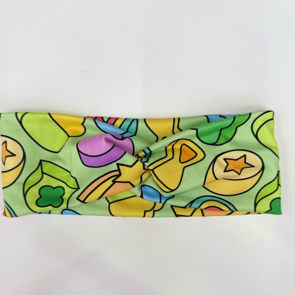 Lucky charm marshmallow handmade Headband